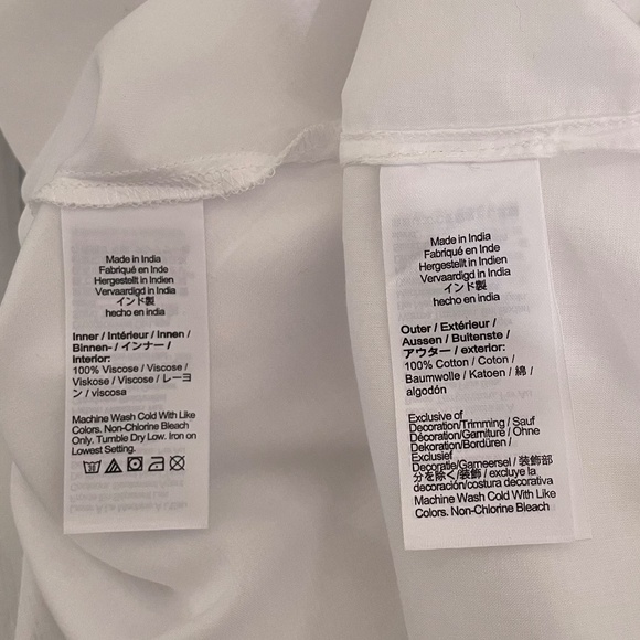 NWT!! J. CREW Pintuck Lace Trim Cotton Voile Solid White Top Blouse Preppy Small - Picture 15 of 16